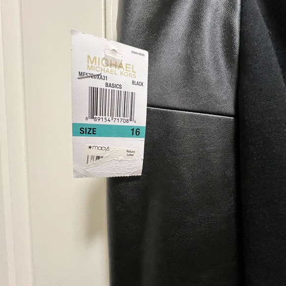 Michael Kors mixed media skirt. Black - Picture 6 of 7